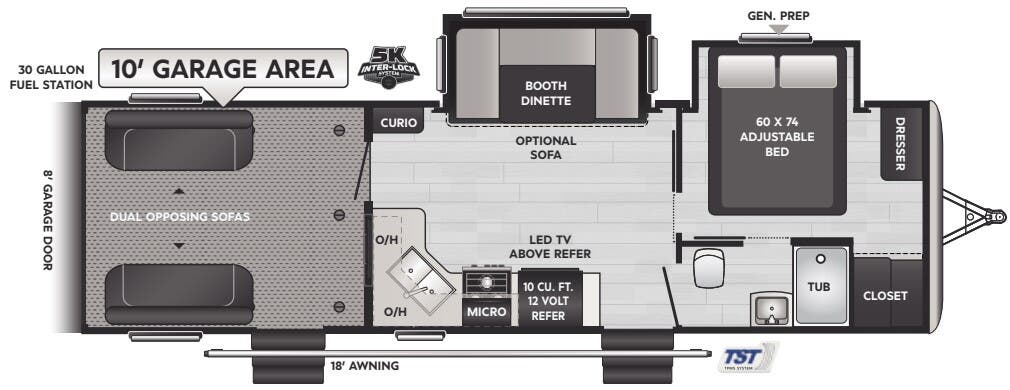 View 2024 Keystone Fuzion Impact 29V complete specs and manufacturer brochures