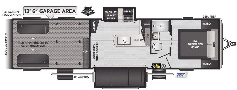 View 2024 Keystone Fuzion Impact 330 complete specs and manufacturer brochures