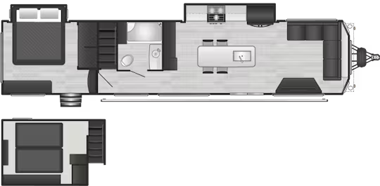 View 2024 Keystone Residence 401FLSL complete specs and manufacturer brochures
