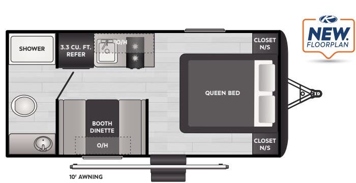 View 2024 Keystone Springdale Mini 1700FQ complete specs and manufacturer brochures