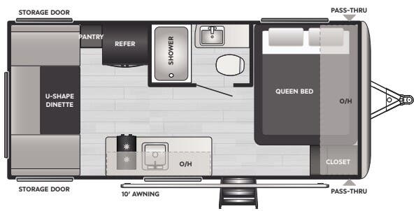 View 2024 Keystone Springdale Mini 1750RD complete specs and manufacturer brochures