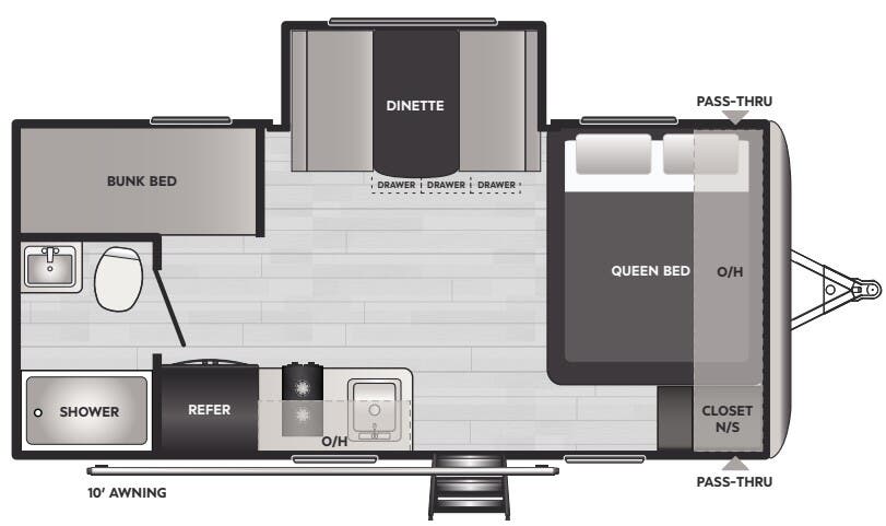 View 2024 Keystone Springdale Mini 1760BH complete specs and manufacturer brochures