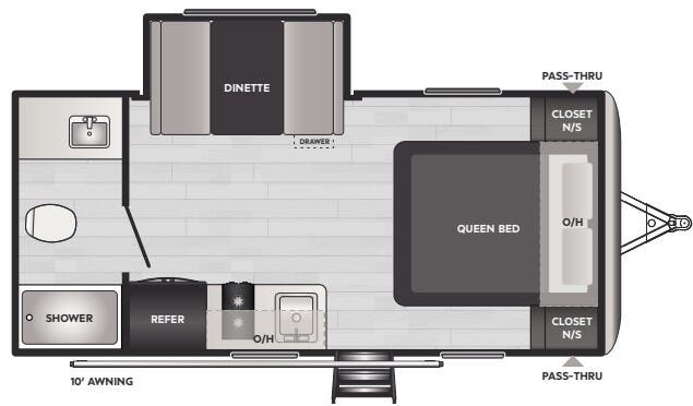 View 2024 Keystone Springdale Mini 1790FQ complete specs and manufacturer brochures