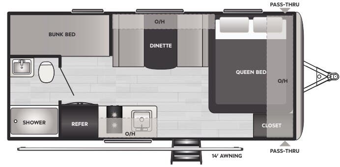 View 2024 Keystone Springdale Mini 1800BH complete specs and manufacturer brochures