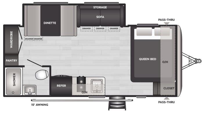 View 2024 Keystone Springdale Mini 1860SS complete specs and manufacturer brochures