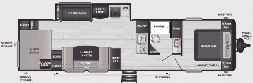 View 2024 Keystone Springdale Villa 320TQ complete specs and manufacturer brochures