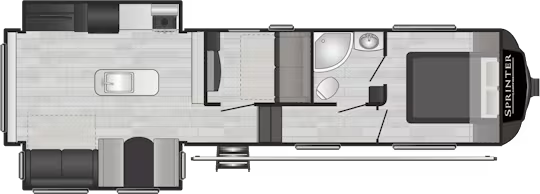 View 2024 Keystone Sprinter 31MB complete specs and manufacturer brochures