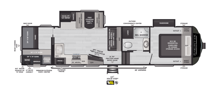 View 2024 Keystone Sprinter 31TB complete specs and manufacturer brochures