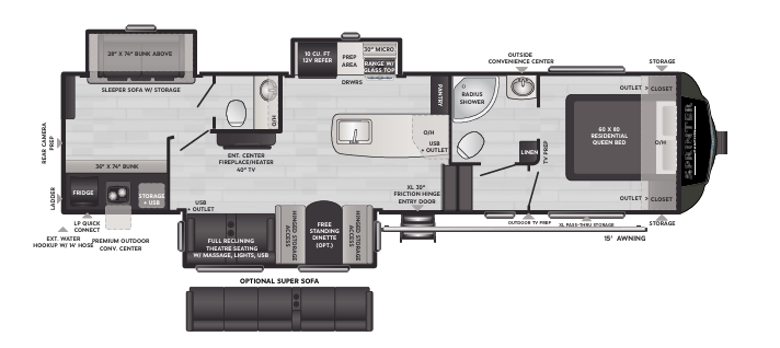 View 2024 Keystone Sprinter 32BH complete specs and manufacturer brochures