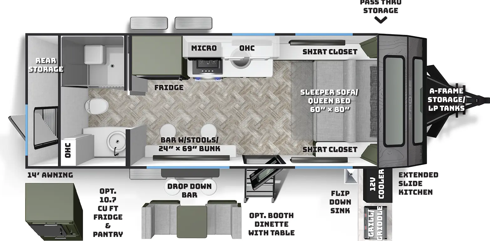View 2024 Palomino Pause 20.3 complete specs and manufacturer brochures