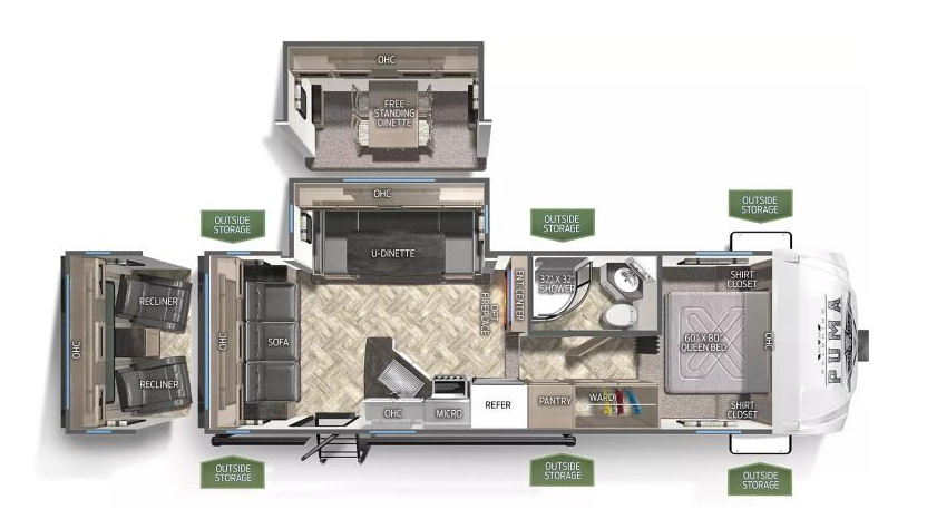 View 2024 Palomino Puma 253FBS complete specs and manufacturer brochures