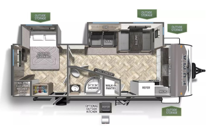 View 2024 Palomino Puma 26FKDS complete specs and manufacturer brochures