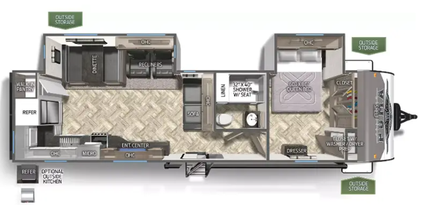 View 2024 Palomino Puma 30RKQS complete specs and manufacturer brochures