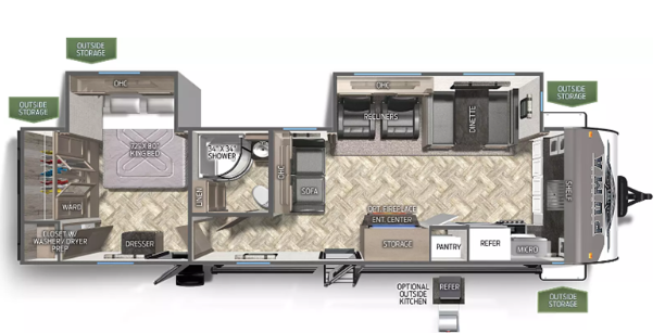 View 2024 Palomino Puma 31FKRK complete specs and manufacturer brochures