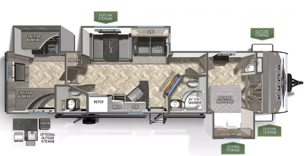 View 2024 Palomino Puma 32BHQS complete specs and manufacturer brochures