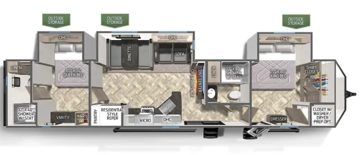 View 2024 Palomino Puma 39DBT complete specs and manufacturer brochures