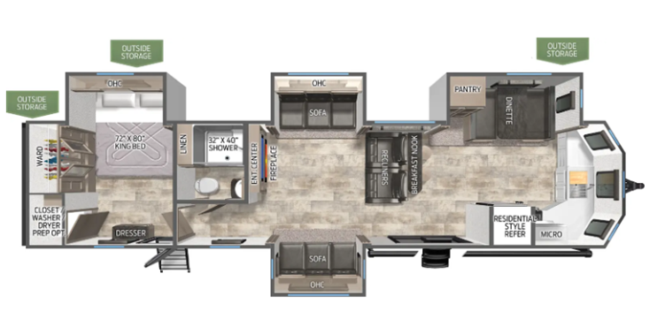 View 2024 Palomino Puma 39FKL complete specs and manufacturer brochures