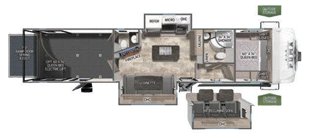 View 2024 Palomino Puma Unleashed 383DSS complete specs and manufacturer brochures