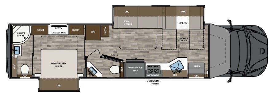 View 2024 Renegade RV Verona 40VRB complete specs and manufacturer brochures