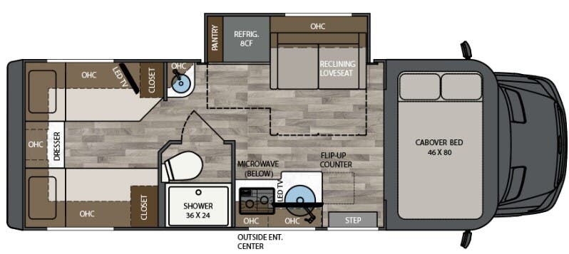 View 2024 Renegade RV Vienna 25TBC complete specs and manufacturer brochures