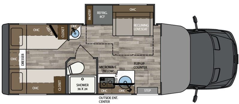 View 2024 Renegade RV Vienna 25TBN complete specs and manufacturer brochures