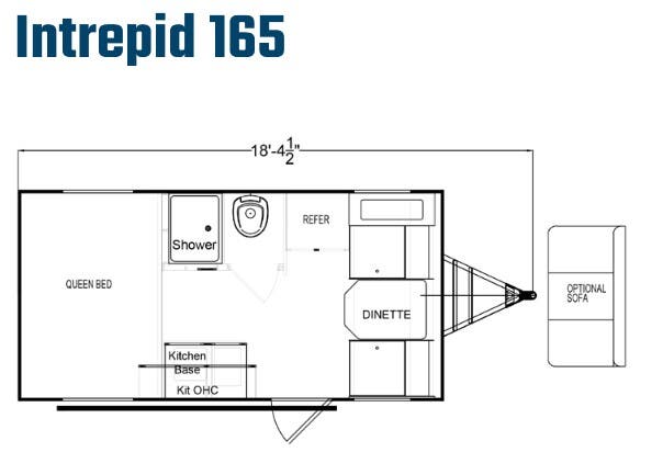 View 2024 Riverside RV Intrepid 165 complete specs and manufacturer brochures