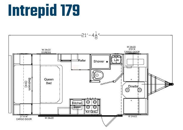 View 2024 Riverside RV Intrepid 179 complete specs and manufacturer brochures