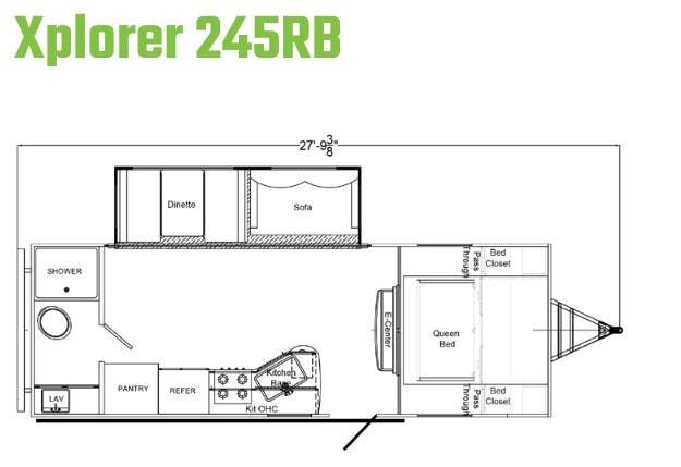 View 2024 Riverside RV Xplorer 245RB complete specs and manufacturer brochures
