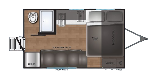 View 2024 Shasta Compact 14BH complete specs and manufacturer brochures