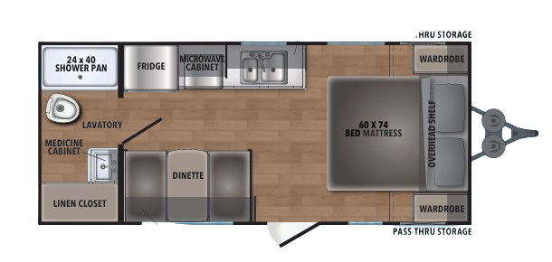 View 2024 Shasta Compact 18FQ complete specs and manufacturer brochures