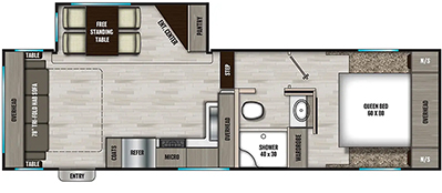 View 2024 Shasta Phoenix Lite 254RLS complete specs and manufacturer brochures