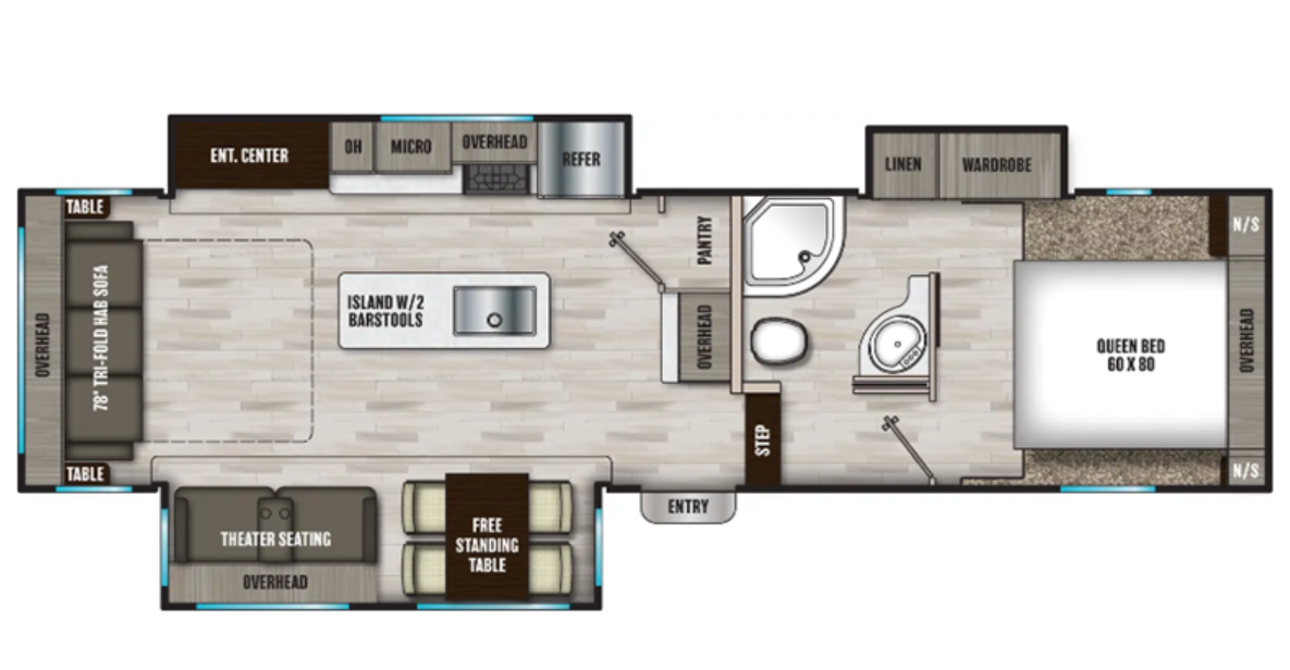 View 2024 Shasta Phoenix Lite 30RLS complete specs and manufacturer brochures