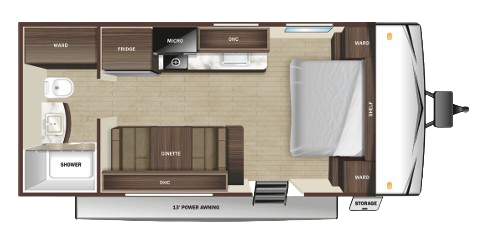 View 2024 Starcraft Autumn Ridge 182RB complete specs and manufacturer brochures