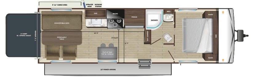 View 2024 Starcraft Autumn Ridge 25TH complete specs and manufacturer brochures