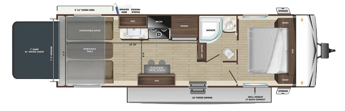 View 2024 Starcraft Autumn Ridge 263TH complete specs and manufacturer brochures