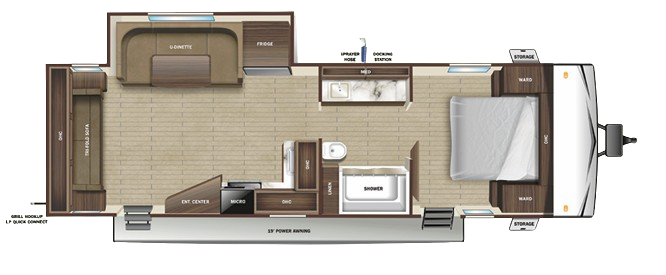 View 2024 Starcraft Autumn Ridge 26RLS complete specs and manufacturer brochures