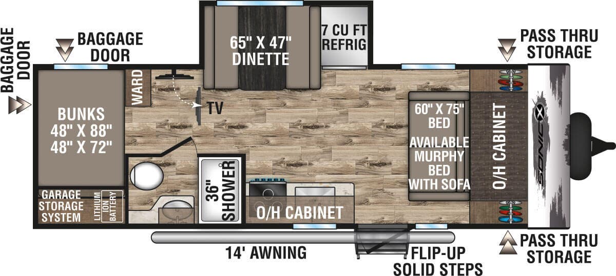 View 2024 Venture RV Sonic X SN211VDBX complete specs and manufacturer brochures