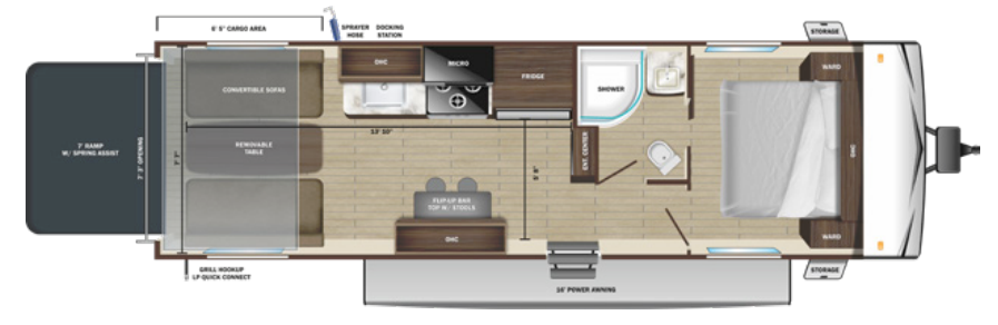 View 2024 Wayfinder Go Play 263TH complete specs and manufacturer brochures