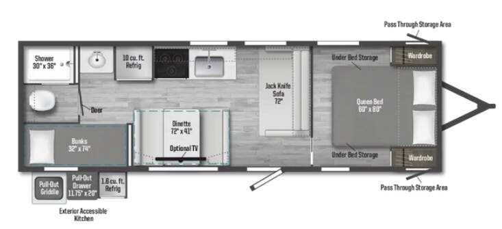 View 2024 Winnebago Access 26BH complete specs and manufacturer brochures
