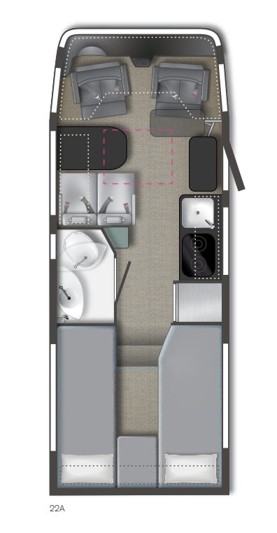 View 2024 Winnebago Ekko 22A complete specs and manufacturer brochures