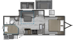 View 2024 Winnebago Minnie 2301BHS complete specs and manufacturer brochures