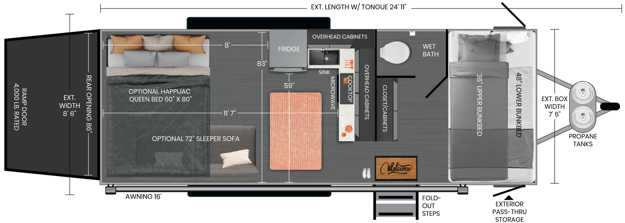 View 2025 ATC Pla 450 2011 Front Bunk complete specs and manufacturer brochures