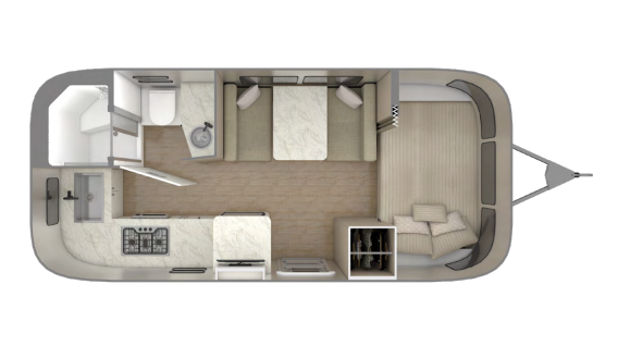 View 2025 Airstream Caravel 20FB complete specs and manufacturer brochures