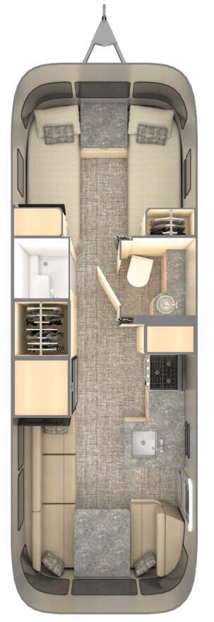 View 2025 Airstream Flying Cloud 27FB complete specs and manufacturer brochures