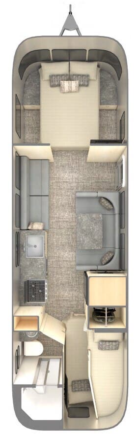 View 2025 Airstream Flying Cloud 30FB Bunk complete specs and manufacturer brochures