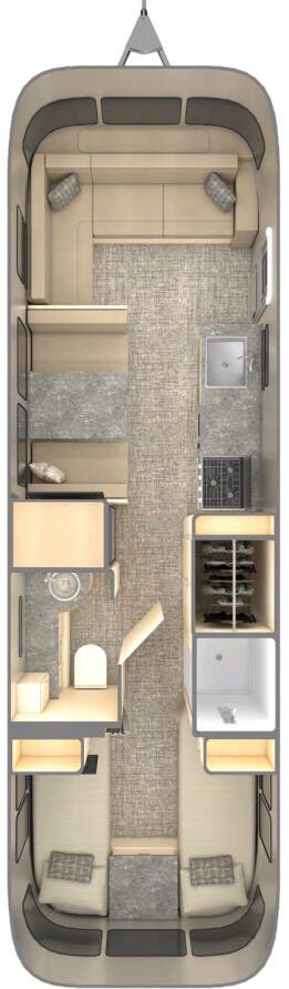 View 2025 Airstream Flying Cloud 30RB complete specs and manufacturer brochures