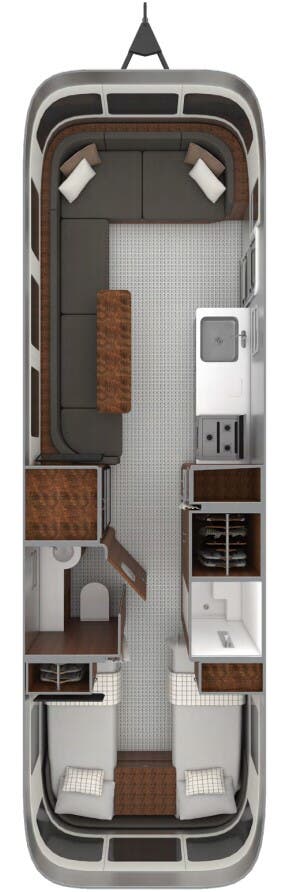 View 2025 Airstream Globetrotter 30RB complete specs and manufacturer brochures