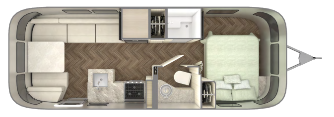 View 2025 Airstream International 25FB complete specs and manufacturer brochures