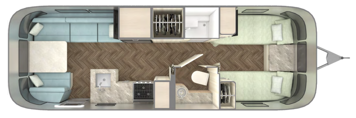 View 2025 Airstream International 27FB complete specs and manufacturer brochures