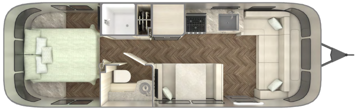 View 2025 Airstream International 28RB complete specs and manufacturer brochures